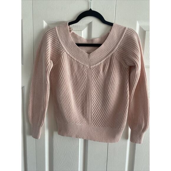 Abercrombie Fitch‎ Womens XS Pink Knit Pullover Sweater Feminine Fairy - Picture 1 of 6